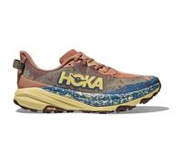 HOKA Speedgoat 6 Trailrunningschuhe braun/gelb/blau - 44