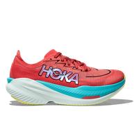 hoka mach x 2 running schuhe pink blau damen
