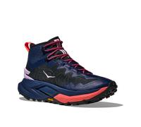 HOKA Mafate Hike Schuhe für Damen in Midnight Blue/Neon Flame Größe 43 1/3 | Wandern