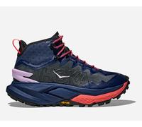 HOKA Mafate Hike Schuhe für Damen in Midnight Blue/Neon Flame Größe 43 1/3 | Wandern