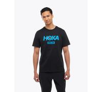 HOKA Milan City T-Shirt für Herren in Black Größe L | Kurzarmshirts