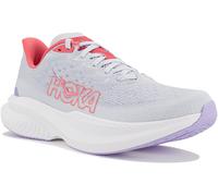 hoka mach 6 running schuhe blau pink women
