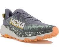 hoka speedgoat 6 trailrunning schuhe grau grun orange women 36