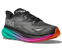 HOKA Damen Laufschuhe CLIFTON 9 GTX BLACK / ELECTRIC AQUA - Gr. - 42