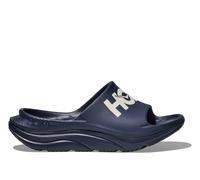 hoka ora athletic slide recovery schuhe blau weis unisex