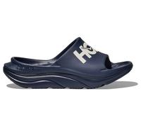 hoka ora athletic slide recovery schuhe blau weis unisex
