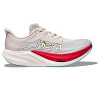 hoka rocket x 3 laufschuhe weis rot unisex