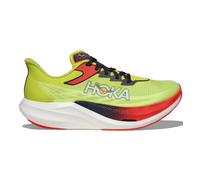 hoka rocket x 3 laufschuhe gelb rot unisex 42.2/3