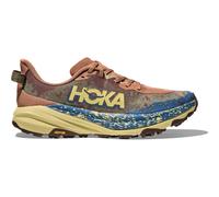 HOKA Speedgoat 6 Trailrunningschuhe braun/gelb/blau - 44