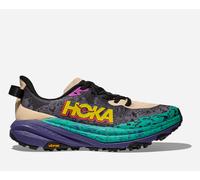 HOKA Speedgoat 6 Schuhe für Damen in Oatmeal/Mountain Iris Größe 41 1/3 | Gelände