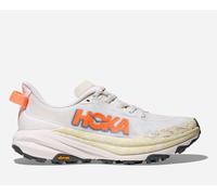 HOKA Speedgoat 6 Schuhe für Damen in White/Neon Tangerine Größe 37 1/3 | Gelände