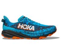 hoka speedgoat 6 trailrunning schuhe blau orange herren