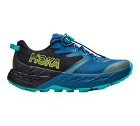 HOKA - Kid's Speedgoat 7 - Trailrunningschuhe, Gr. 36.5 EU 37 1/3, schwarz/blau (Black/NightGlowBlue)