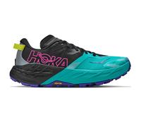 Hoka Speedgoat 7 Damen Trail Runnung Schuhe black-electric aqua Schuhgröße EU 41 Farbgruppe schwarz schwarz Damen