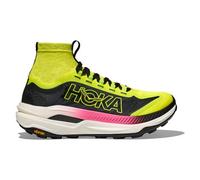 HOKA Tecton X3 Damen Trailrunningschuhe limettengrün/schwarz/rosa - 36
