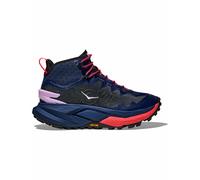 Hoka - Wanderschuhe für Tageswanderungen - Damen / Frauen - Mafate Hike W - Mafate Hike W Midnight Blue/Neon Flame für Damen - Größe 38 Violett 38 2/3