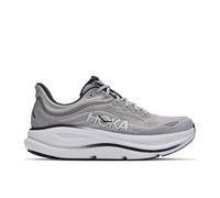 Laufschuh HOKA ONE ONE "BONDI 9", Herren, Gr. 45, grau (stellar grau, squid ink), Synthetik, Textil, Schuhe Laufschuh, atmungsaktives Mesh-Obermaterial, leicht profiliertes Laufsohlenprofil (55969020-