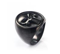 Hokech Vintage Edelstahl Punisher Totenkopf Ring für Männer Mode Gold/Silber Farbe Biker Totenkopf Siegelring Punk Party Schmuck Geschenk