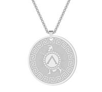 Hokech Vintage griechischer Held Achilles Anhänger Stärke und Unbesiegbarkeit Halskette für Männer Frauen Griechische Mythologie Talisman Choker Schmuck