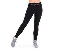 Holala Damen Treggings Thermo Business High Waist Leggings Hosen Stretch Jeggings 8509 (36-38, Schwarz)