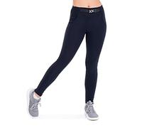 Holala Damen Treggings Thermo Business High Waist Leggings Hosen Stretch Jeggings 8509 (40-42, Blau), 155