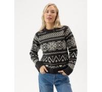 Holebrook Damen Strickpullover Magda Crew DARK TAUPE S