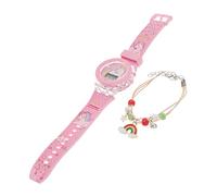 Holibanna 1 Satz Kinderuhr Uhren Kind Beobachten Für Mädchen Jungs Kid Watch Armbanduhr Für Kleinkinder Cartoon-Uhren Betrachten Einhorn Digital Nach Kindern Karikatur Rosa