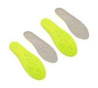 Holibanna 2 Paare PU Massage Einlegesohlen Sport Einlagen für Damen und Herren Atmungsaktive Stoßdämpfende und Rutschfeste Schuhsohlen mit Hohem Fußgewölbe Geruchshemmend und