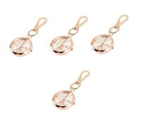 Holibanna 4 Stück Krankenschwester Brustuhr Krankenschwester Uhr ausstellungsstand aus Holz Digitaluhr Abzeichenmarker für Krankenschwestern tragbare Taschenuhr Anschauen Schwesterntisch