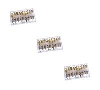 Holibanna 420 STK uhrenwerkzeug-Set Uhr reparaturset Uhrenbox etui Uhrenkronen-Set Reparaturwerkzeug für Uhren wasserdichte Uhrenkrone Stiel beobachten Gold und Silber Griff beobachten