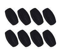 Holibanna 8 Stück Pack BH Trägerpolster aus Weichem Silikon rutschfeste Schulterpolster mit Gel für Druckentlastung und Komfort Schwarzes Anti Rutsch Zubehör für Damen BHS