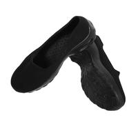 Holibanna Damen Laufschuhe mit Luftpolster Atmungsaktiv rutschfest Leichte Sportschuhe Fitness Sneaker für Alltag und Training Schwarz