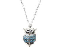 Holibanna Eule Taschenuhr Halskette Damen Herren Analog Quarz Uhr Cartoon Anhänger Schmuck Geschenk Für Alltag Party