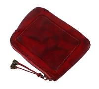 Holibanna Kleine Münzbörse Damen Retro Münzbörse Kleingeldbörse Aus Rindsleder Tragbare Mini Geldbörse Für Bargeld Münzen Und Fahrkarten