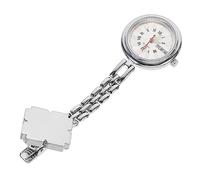 Holibanna Krankenschwester Taschenuhr Mit Doppelkalender Langlebige Legierung Und Glas Praktisch Tragbare Arzt Und Kinderuhr Für Pflegepersonal