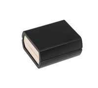 Holibanna Leder-Manschettenknopf Krawattenklammer Box Aufbewahrung Geschenkbox Schmuck Vitrine