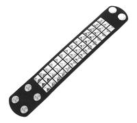 Holibanna Lederarmband mit Nieten Verstellbar Vintage Punk Armband Herren Metall PU Leder Armband für Party Konzert