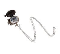 Holibanna Mechanische Taschenuhr Retro Stil mit Präzisem Mechanischem Uhrwerk und Legierungsmaterial Dekorative Silberuhr als Geschenk und Erinnerungsstück für Damen und Herren