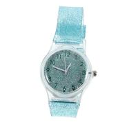 Holibanna Modische Kinderuhr Bunt Glänzend Armbanduhr Kreative Quarzuhr Handgelenkdekoration Blau Cartoon-Design Verstellbares Armband Für Individuelle Passform