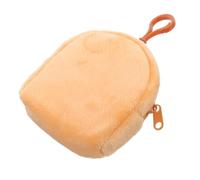 Holibanna Münzbeutel aus Plüsch mit Schlüsselanhänger Mini-täschchen für Ohrhörer Kreditkarten Ausweise und Kleine Accessoires für Reisen und Unterwegs