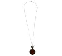 Holibanna Retro Taschenuhr mit Weltkarte Design Quarzuhr mit Einzigartigem Deckel und Leichtem Gewicht Stilvolle Taschenuhr für Herren und Damen im Vintage Stil