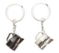 Holibanna Schlüsselanhänger Für Autoschlüssel 2er Satz Mit Kaffee-Charm Schlüsselzubehör Kreativer Anhänger