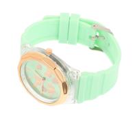 Holibanna Silikonuhrenarmband für Damenuhr Armbanduhr mit Schmetterlingsmotiv Runde Zifferblatt für Damen Komfortables und Strapazierfähiges Armband