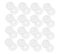 Holibanna Transparente Verdeckte Druckknöpfe 10mm Kleines Kunststoff Bekleidungszubehör Sicherheitsschnallen Für Kleidung Anti Peering Knöpfe Für Hemden Und Babybekleidung