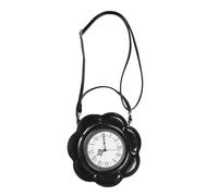 Holibanna Uhr Schultertasche für Damen Vintage Umhängetasche aus Pu mit Doppelter Verwendung und Mehreren Innenfächern für Shopping und Freizeit