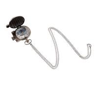 Holibanna Vintage Taschenuhr für Damen und Herren mit Präzisem Mechanischem Uhrwerk Legierung Gehäuse Silberfarben Stilvolles Retro Design als Besonderes Geschenk und Erinnerungsstück