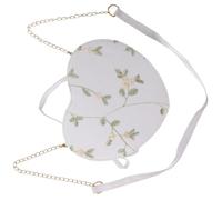 HOLIDYOYO Dirndl Tasche Herz Herzförmige Kleine Abendtasche aus Metall und Pu Leder mit Schöner Optik als Clutch für Dinnerparty und Praktischer Aufbewahrungsbeutel
