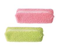 HOLIDYOYO Plüsch Federtasche für Mädchen 2 Stück, Leichte Schreibwarentasche Zufällige Farbe