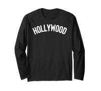 Hollywood Los Angeles California Vintage Sunset West Schild Langarmshirt
