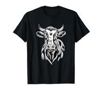 Holstein Swiss Fleckvieh Landwirt Rind Motiv Aufdruck Kuh T-Shirt